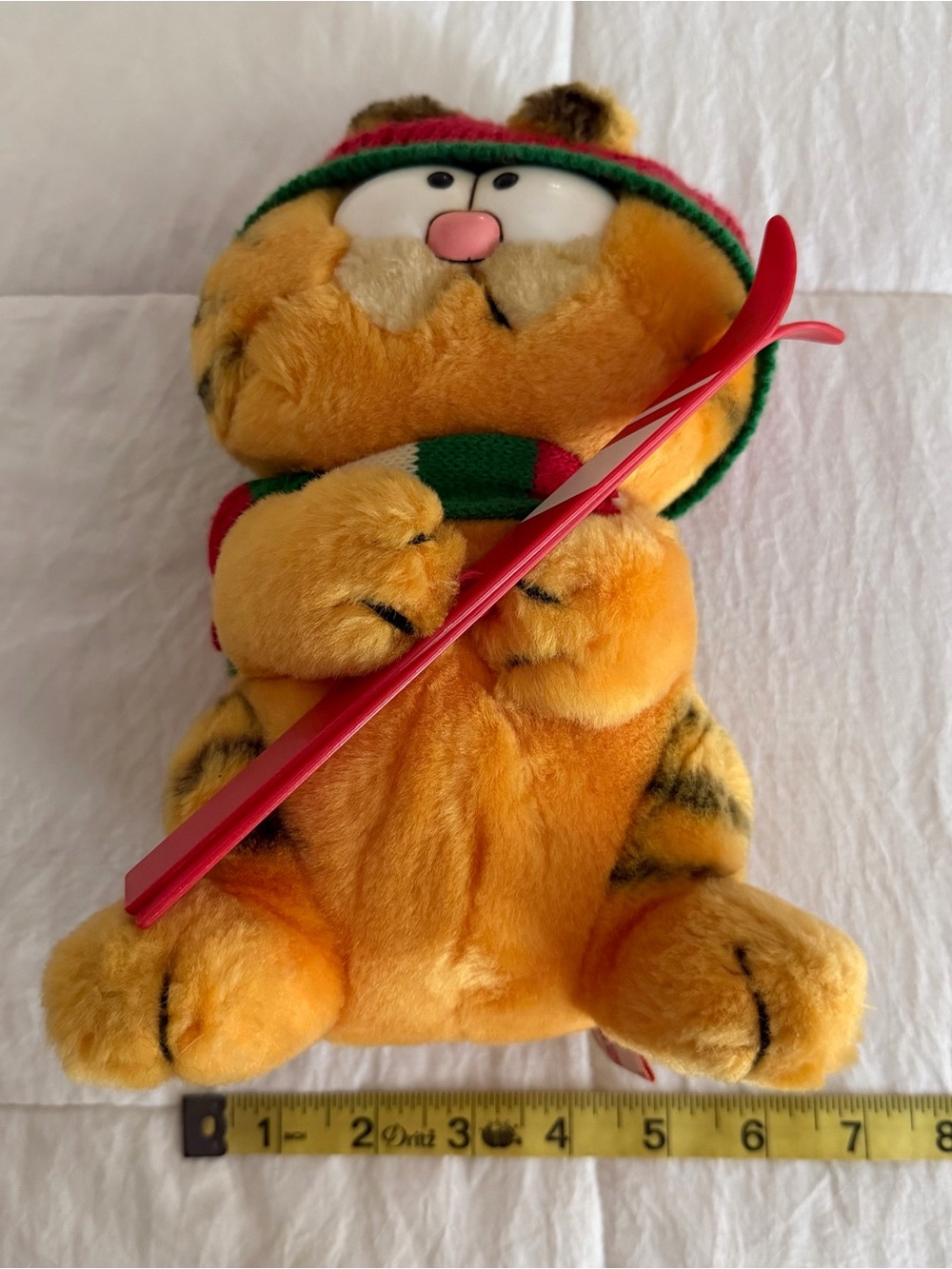 Vintage Garfield Dakin 1981 Ski Bum Skiing Winter Stuffed Animal Plush Nostalgia - Picture 5 of 5